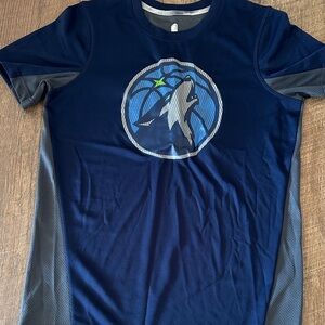 Youth boys Blue timber wolves T-Shirt